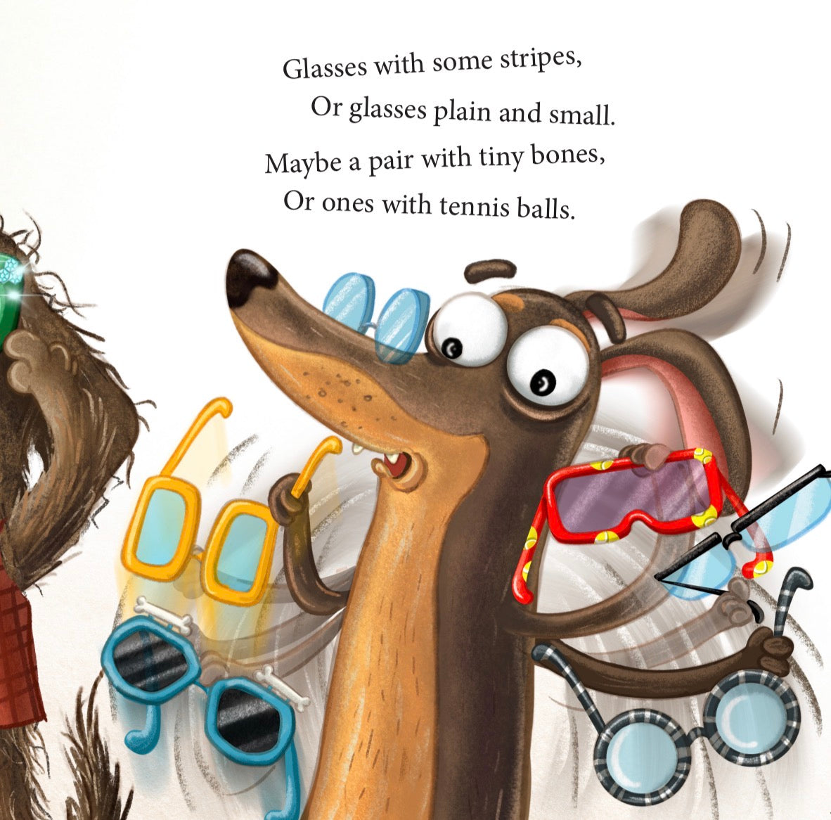 Author Signed Picture Book | Imagine If Sausage Dogs Wore Glasses (Paperback)