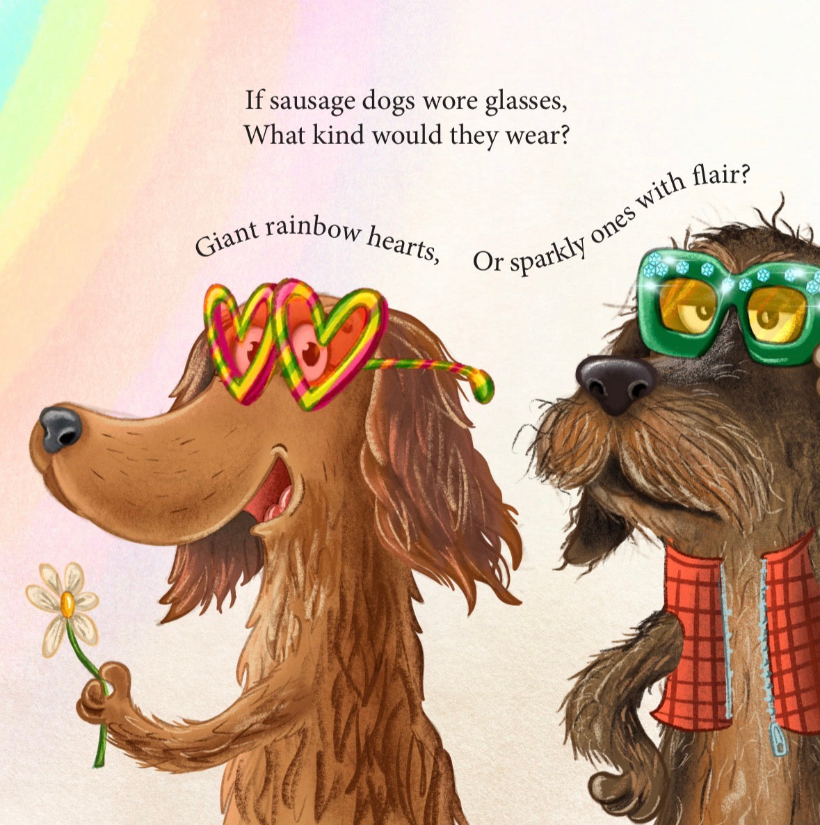 Author Signed Picture Book | Imagine If Sausage Dogs Wore Glasses (Paperback)