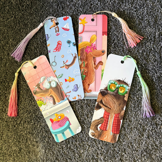 Bookmarks | Imagine If Sausage Dogs Wore Glasses (Set of 4)